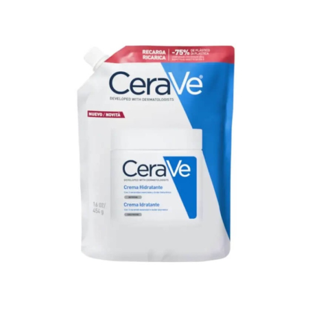 Cerave crema hidratante 1 envase 473ml recarga