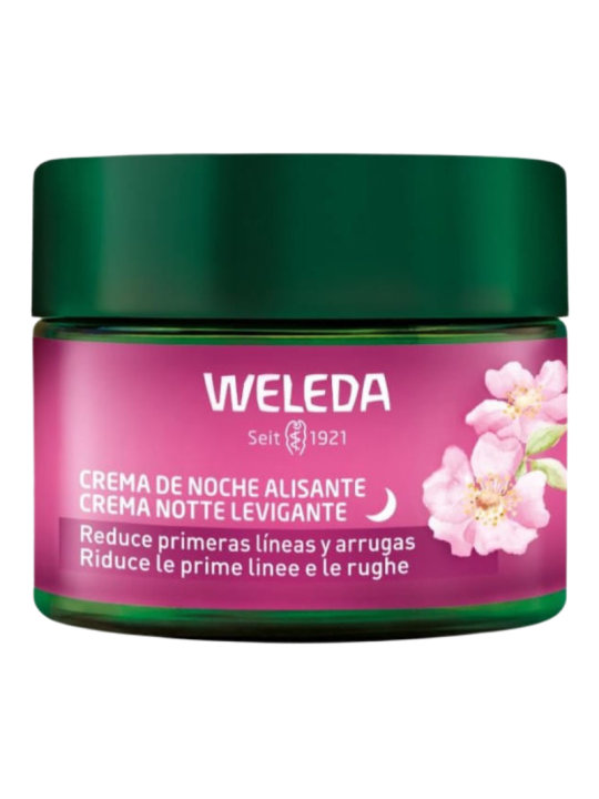 Weleda crema de noche alisante rosa mosqueta y té blanco 40ml