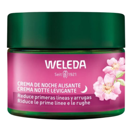 Weleda crema de noche alisante rosa mosqueta y té blanco 40ml