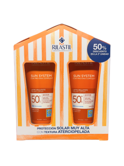 Rilastil sun system leche velluto 200ml duplo 2ª ud 50%