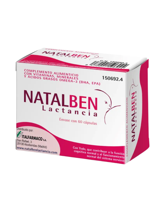 Natalben lactancia 60 caps
