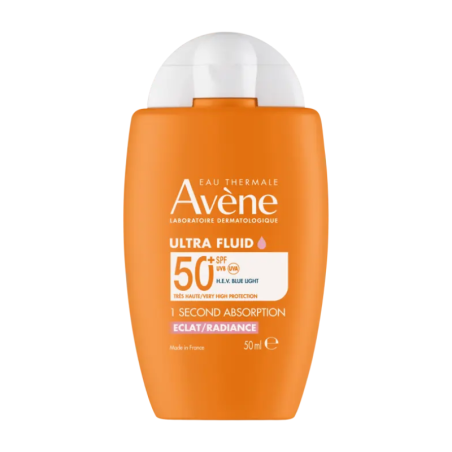 Avene solar 1 segundo ultra fluid luminosidad SPF 50+ 50ml