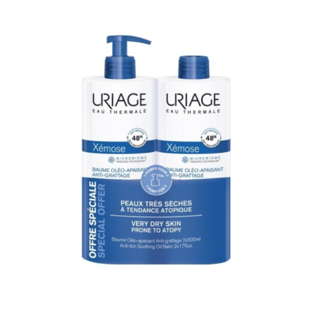 Uriage xemose baume calmante duplo 500ml