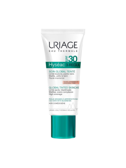 Uriage hyseac 3 regul cuidado global SPF30 con color  1 envase 40 ml