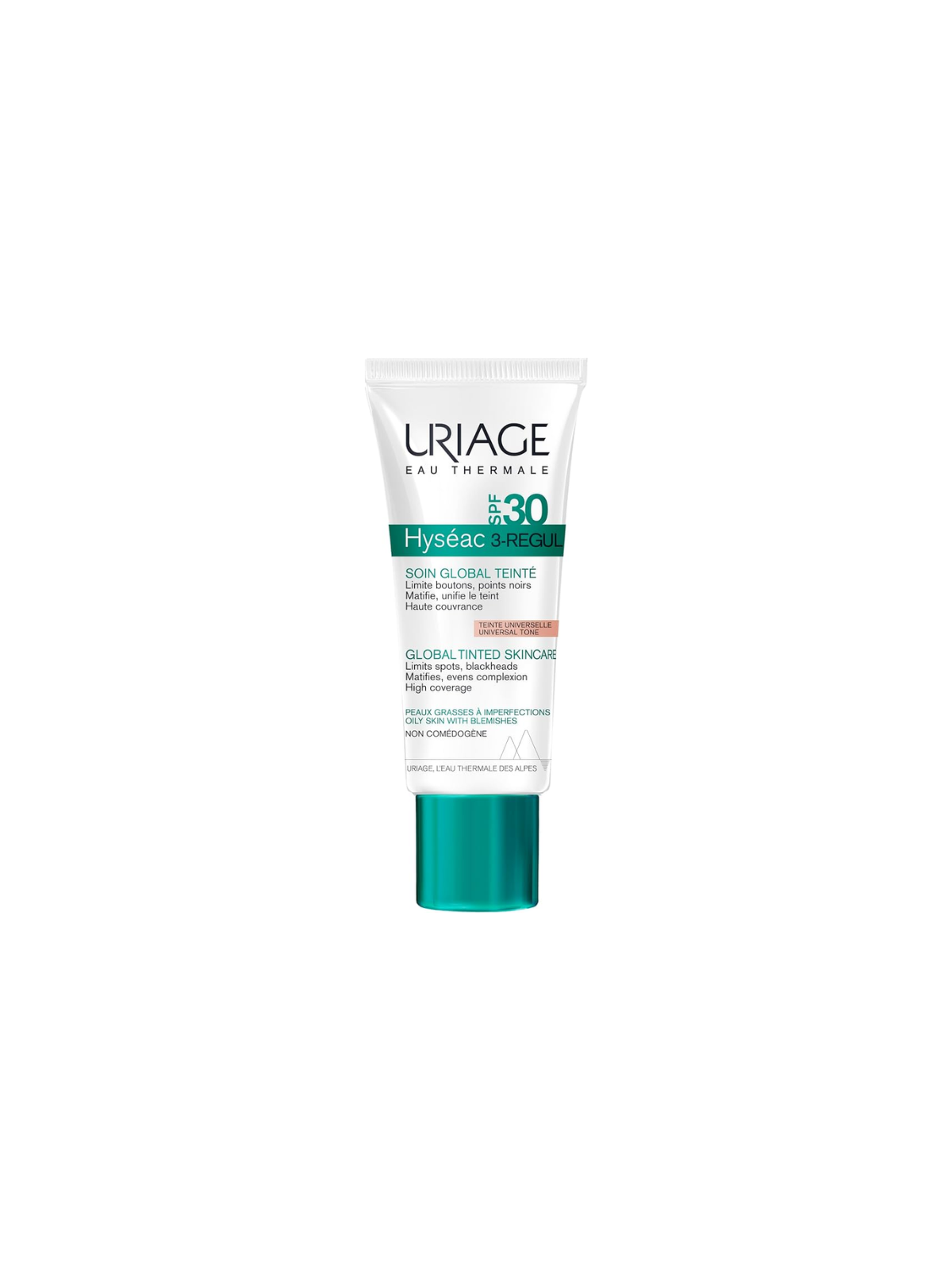 Uriage hyseac 3 regul cuidado global SPF30 con color  1 envase 40 ml