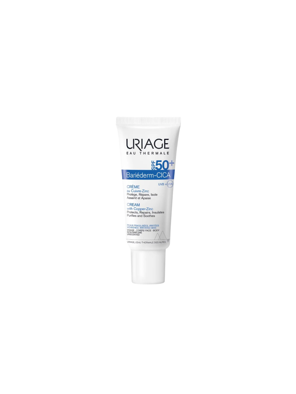 Uriage bariederm cica crema spf 50+ 40 ml