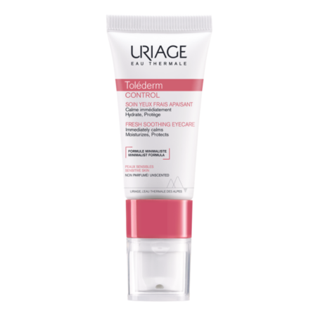 Uriage tolederm control crema ligera calmante para ojos  1 envase 15ml