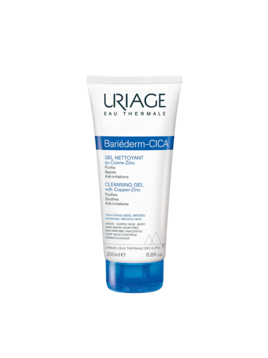 Uriage bariederm cica-gel con cobre-zinc 1 tubo 200ml