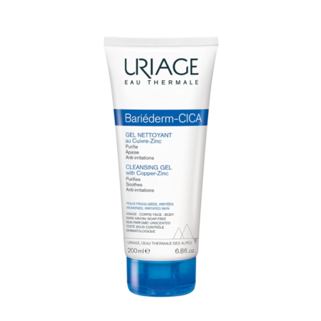 Uriage bariederm cica-gel con cobre-zinc 1 tubo 200ml