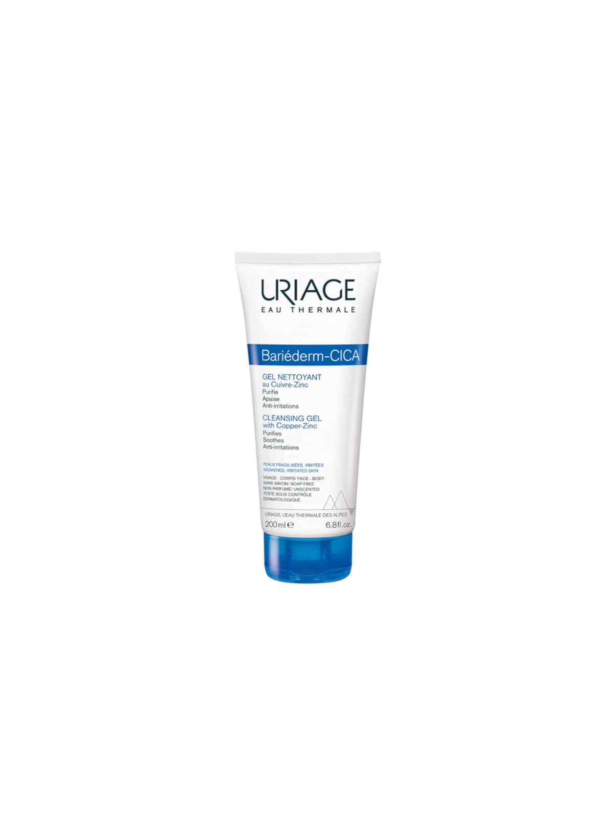 Uriage bariederm cica-gel con cobre-zinc 1 tubo 200ml