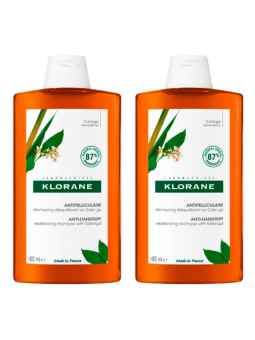 Klorane champú anticaspa galanga duplo 400ml