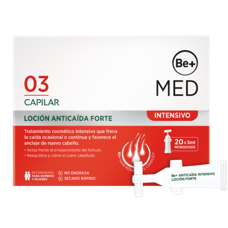 Be+ anticaida locion forte 20 X 5 ml