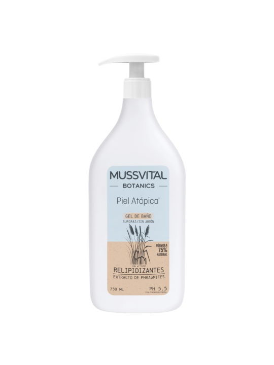 Mussvital essentials botanics gel de baño piel tendencia atópica 750ml