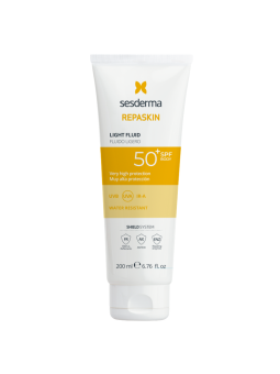 Sesderma repaskin fluido ligero fotoprotector SPF 50 200 ML