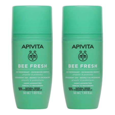 Apivita bee fresh roll on duplo 50ml