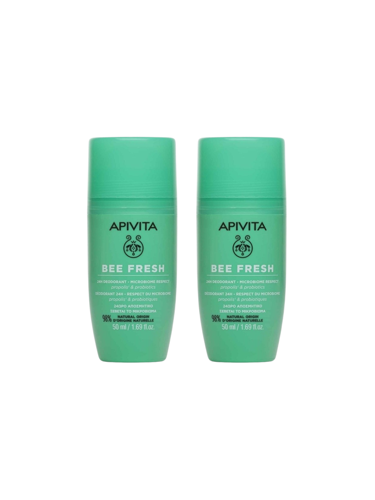 Apivita bee fresh roll on duplo 50ml