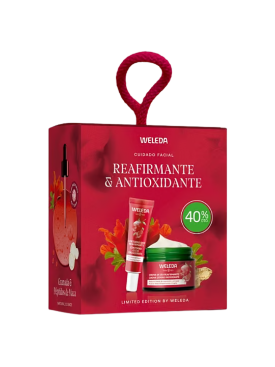 Weleda pack antioxidante crema de día + contorno de ojos