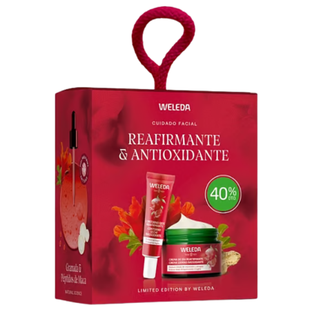 Weleda pack antioxidante crema de día + contorno de ojos