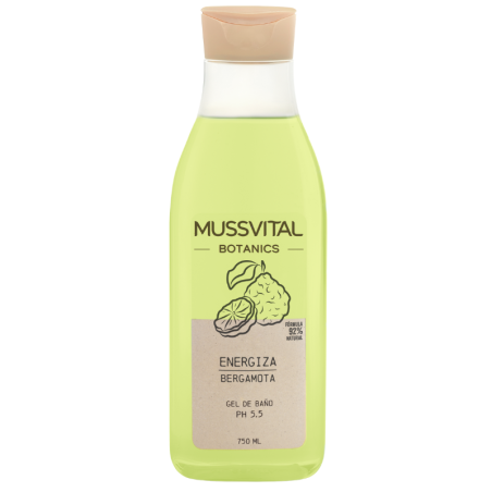 Mussvital botanics gel de baño de bergamota 750ml