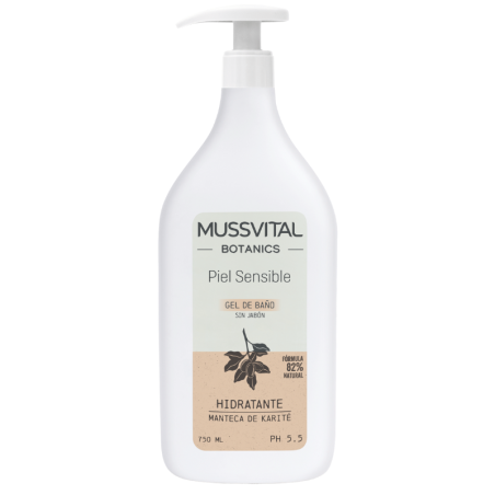Mussvital botanics piel sensible loción corporal 750ml