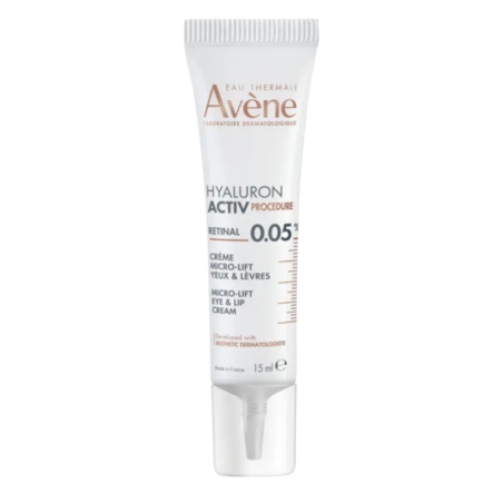 Avene hyaluron active procedure ojos y labios 15ml lift retinal 0.05