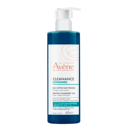 Avene cleanance comedomed gel limpiador peeling (succinico y lactico) 400ml