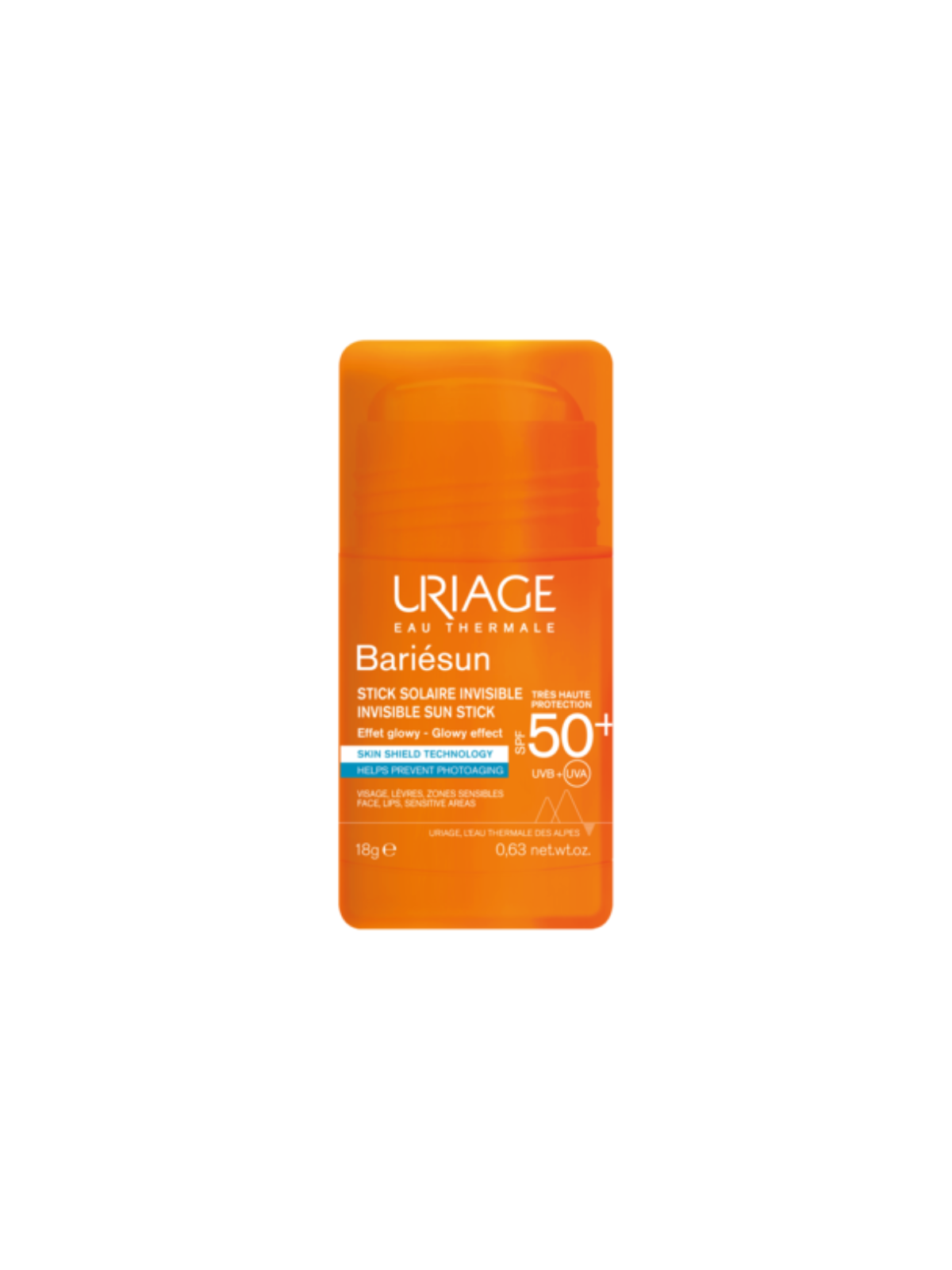 Uriage bariesun stick solar invisible SPF 50+ 18g
