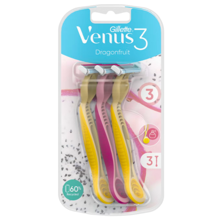 Gillette venus 3 dragonfruit 3uds