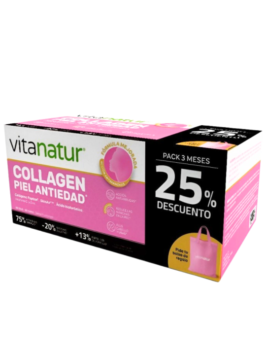 Vitanatur collagen piel antiedad pack 3 meses