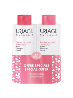 Uriage agua micelar pieles sensibles duplo 500ml