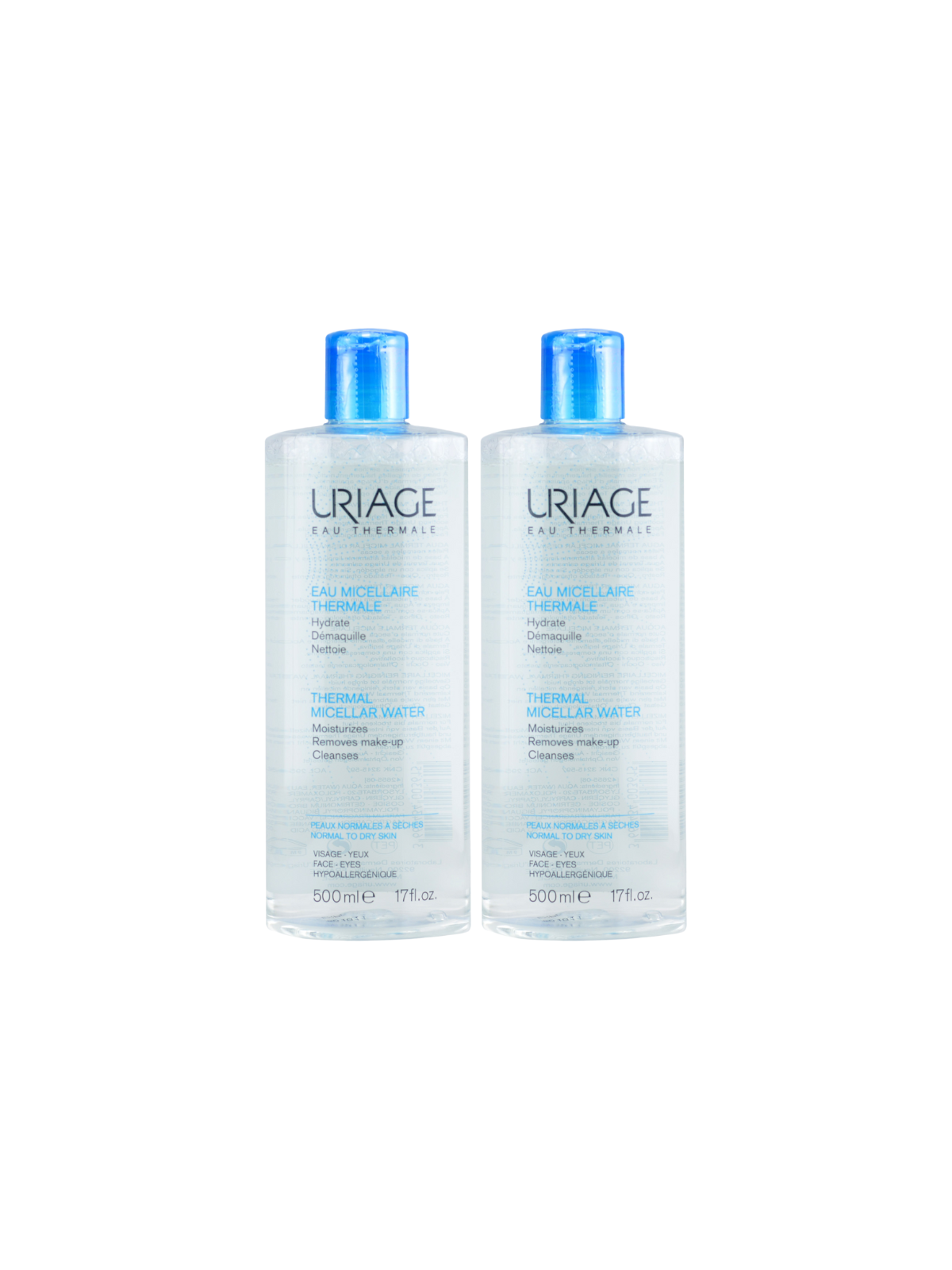 Uriage agua micelar pieles normales duplo 500ml