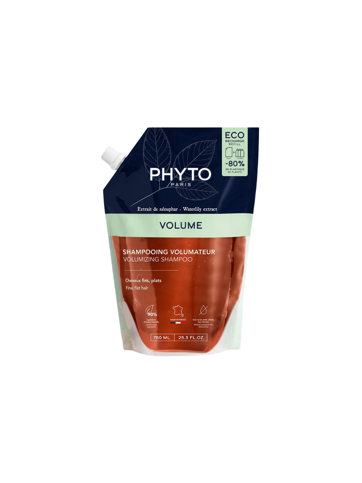 Phyto champu volumen recarga 750 ml