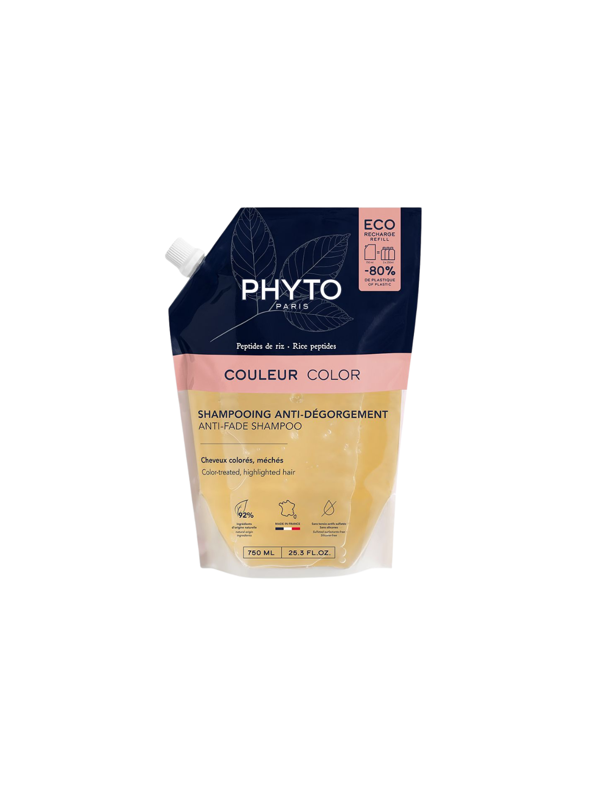 Phyto color champú recarga 750ml