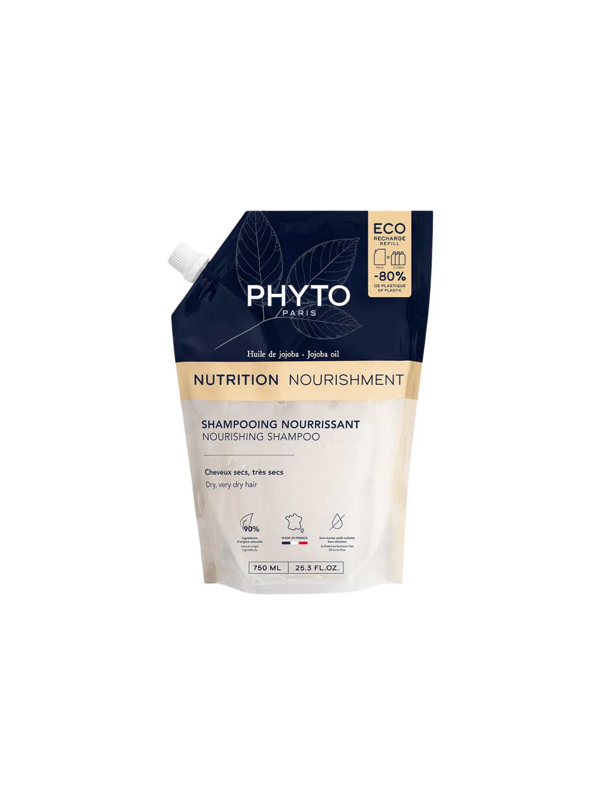 Phyto champú nutricion recarga 750ml