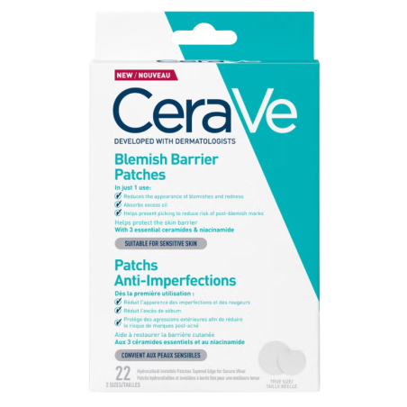 Cerave parches control imperfecciones 22 unidades