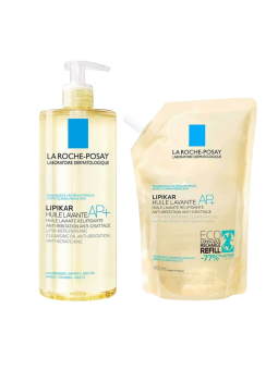 La roche posay pack lipikar cleansing + refill