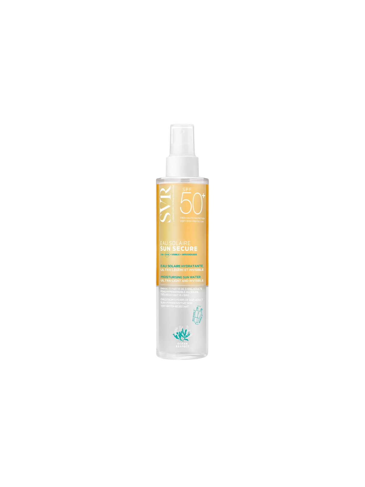 SVR SUN SECURE EAU SOLAIRE SPF 50+ 1 ENVASE 200 ML