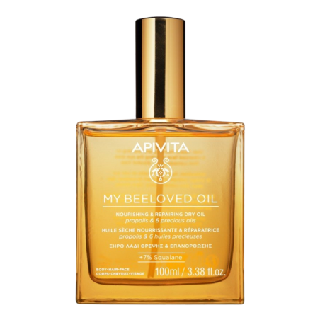 Apivita my beeloved oil aceite seco nutritivo reparador 100ml cara-cuerpo-cabello
