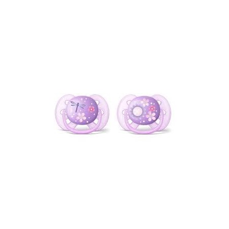 Avent chupete silicona ultrasoft 6-18 m