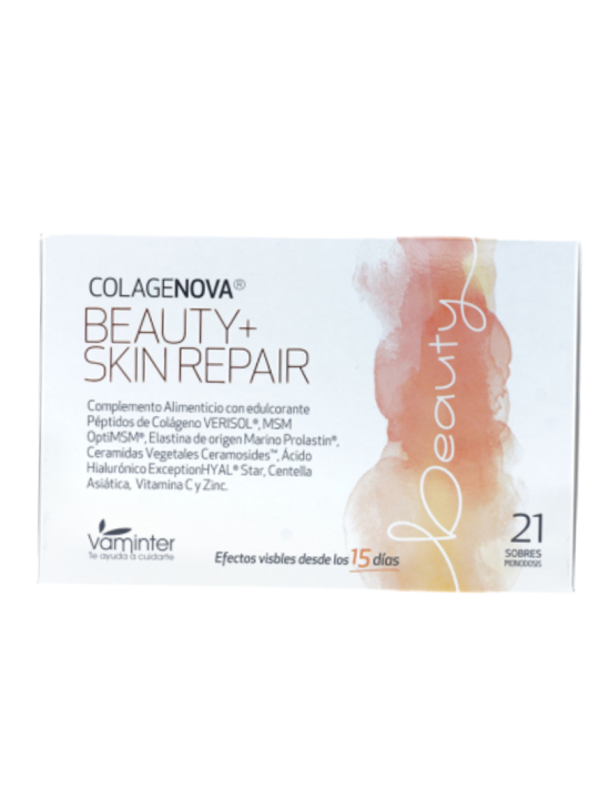 Colagenova beauty skin repair 21 sobres monodosis 10g sabor exotic pineberry