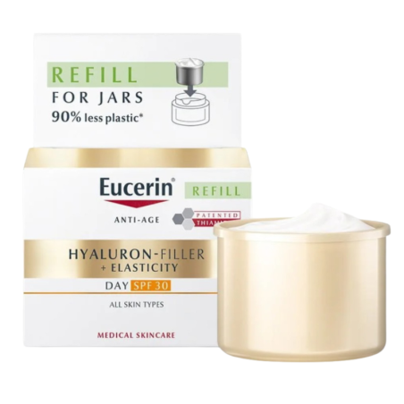 EUCERIN RECARGA  HYALURON FILLER + ELASTICITY DIA FPS 30 1 ENVASE 50 ML REFILL