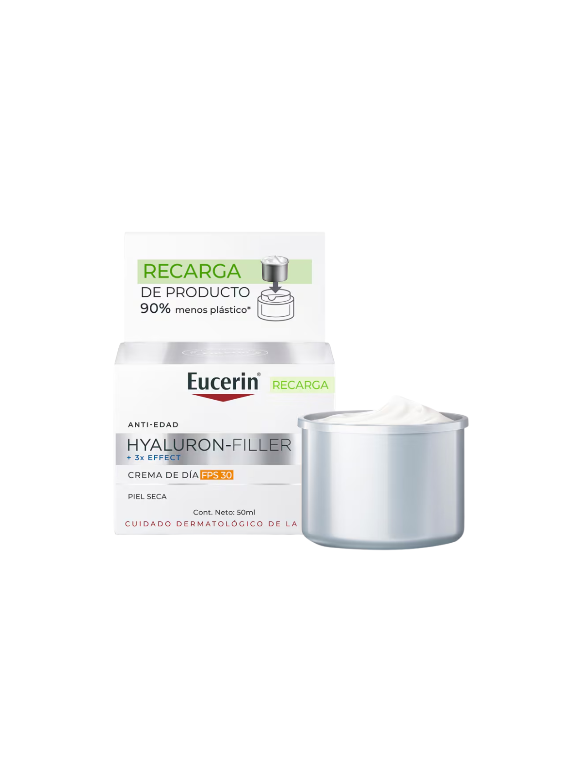 Eucerin recarga antiedad hyaluron filler día FPS 30 50ml