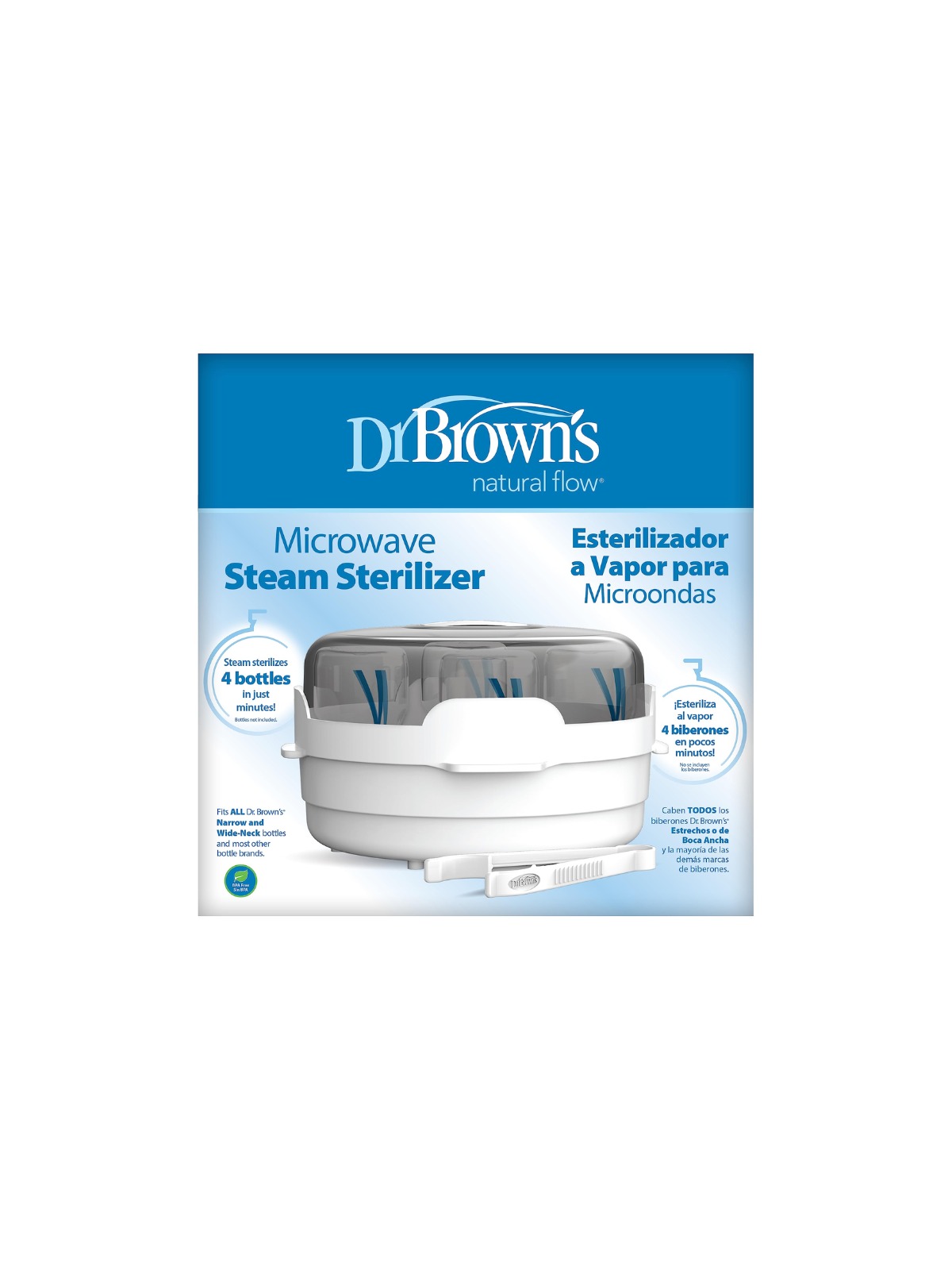 Dr brown`s esterilizador microondas vapor
