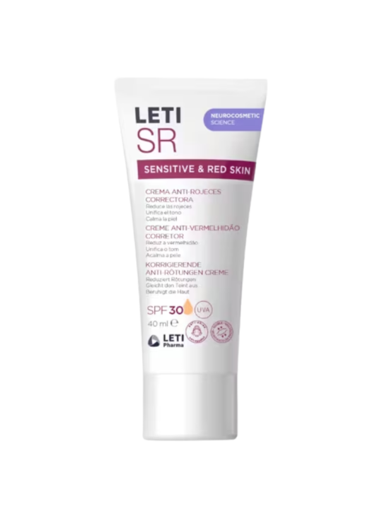 LetiSR crema antirrojeces correctora SPF30 40ml