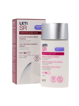 LetiSR crema mineral anti rojeces SPF30 40ml