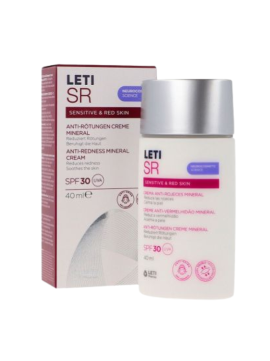 LetiSR crema mineral anti rojeces SPF30 40ml