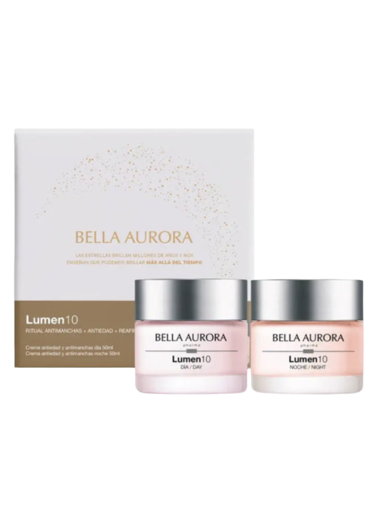 Bella Aurora pack lumen 10 crema día + noche