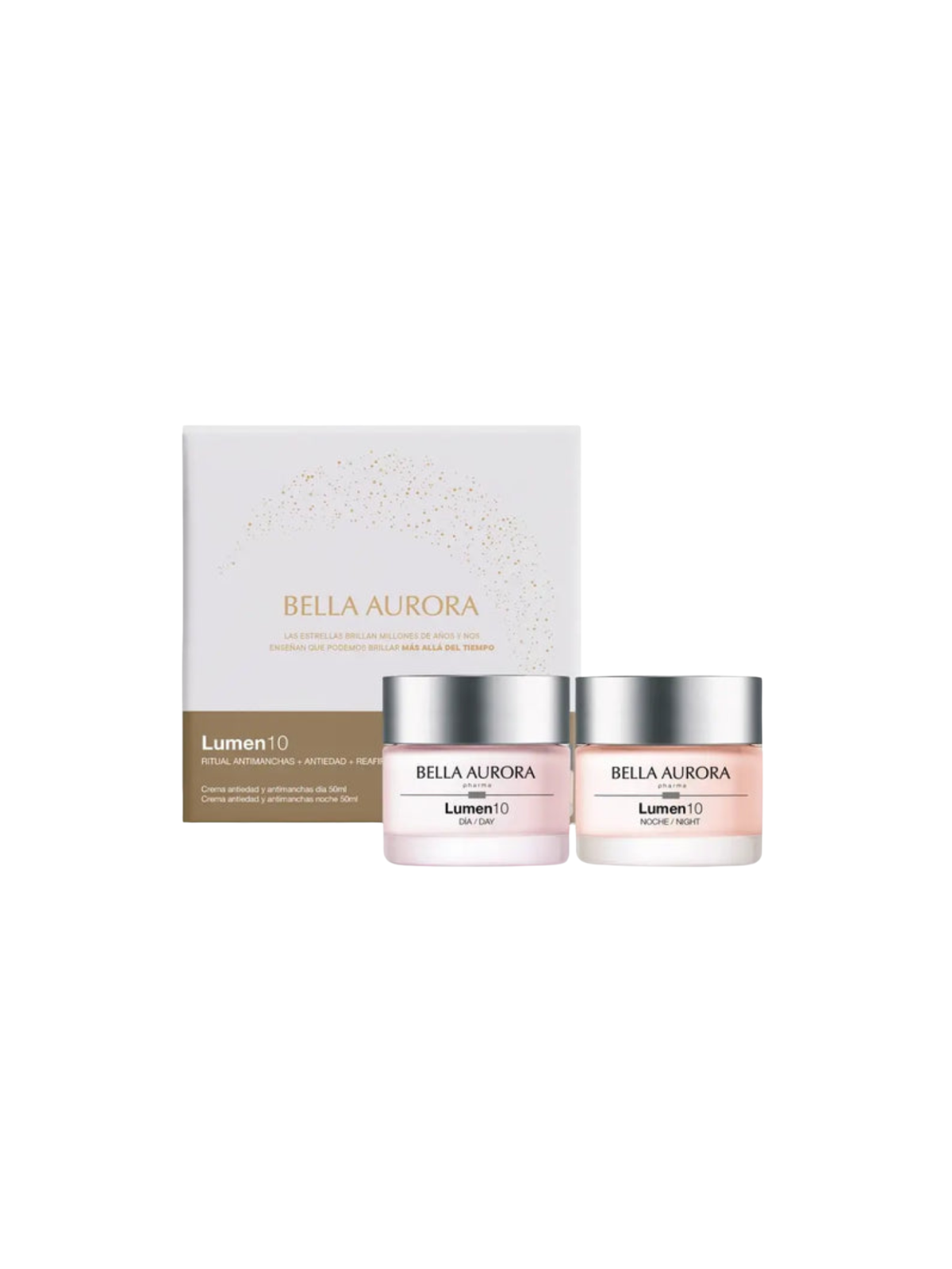 Bella Aurora pack lumen 10 crema día + noche