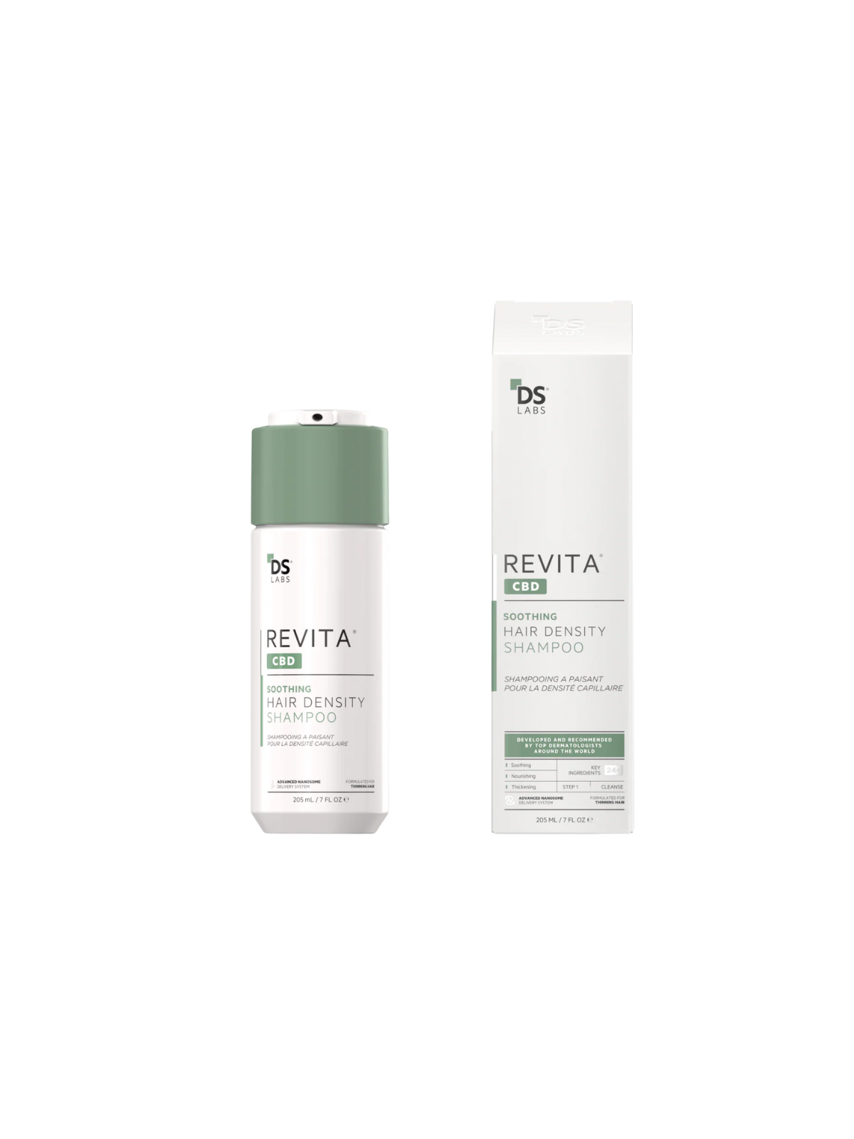 DS labs revita CBD super antioxidant hair stimulating shampoo champu antioxidante y estimulante 205 ml