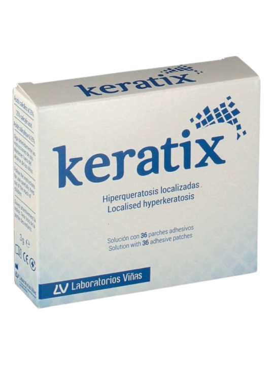Keratix solucion 25% salicilico + parches ADH 3g